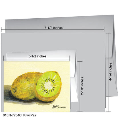 Kiwi Pair, Greeting Card (7734C), Enclosure, printedcanvas.com