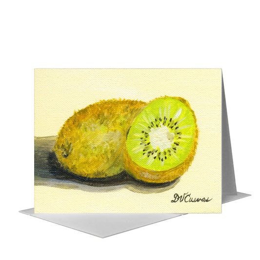 Kiwi Pair, Greeting Card (#7734C) A2 Card Front, www.printedcanvas.com