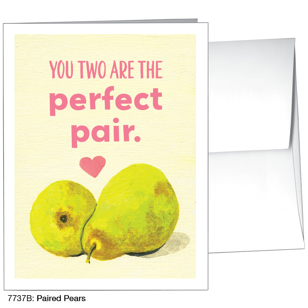 Paired Pears, Greeting Card (7737B)