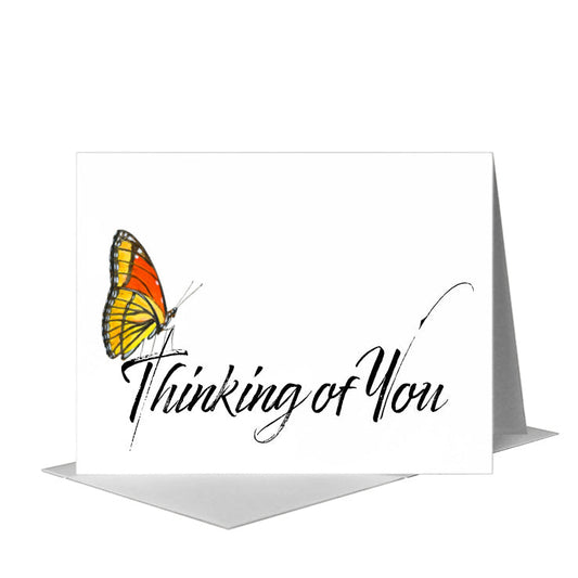 Viceroy Butterfly, Greeting Card (#7749E) A2 Card Front, www.printedcanvas.com