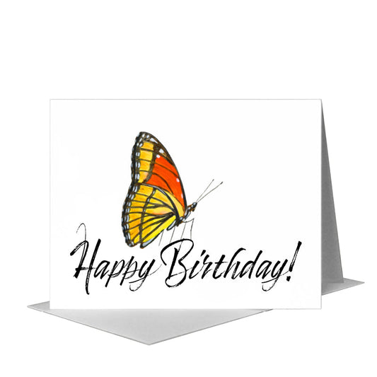 Viceroy Butterfly, Greeting Card (#7749G) A2 Card Front, www.printedcanvas.com