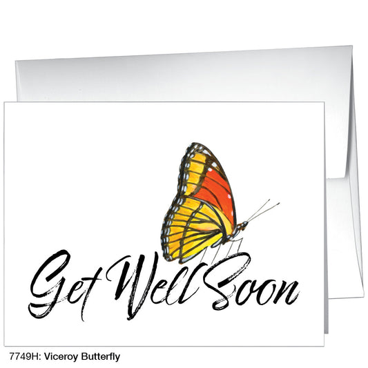 Viceroy Butterfly, Greeting Card (7749H), A2 Card Front, www.printedcanvas.com