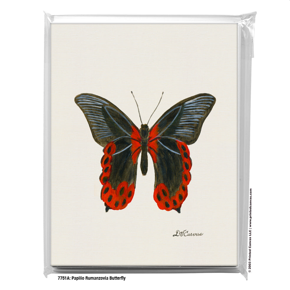Papilio Rumanzovia Butterfly, Greeting Card (#7751A)