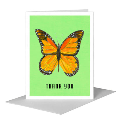 Monarch Butterfly, Greeting Card (#7752A), A2 Card Front, www.printedcanvas.com