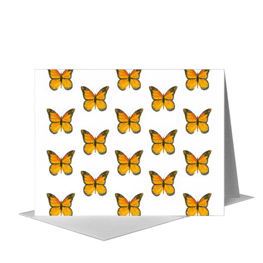 Monarch Butterfly, Greeting Card (#7752C) A2 Card Front, www.printedcanvas.com