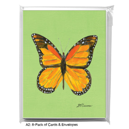 Monarch Butterfly, Greeting Card (7752J), 8-Pack, www.printedcanvas.com