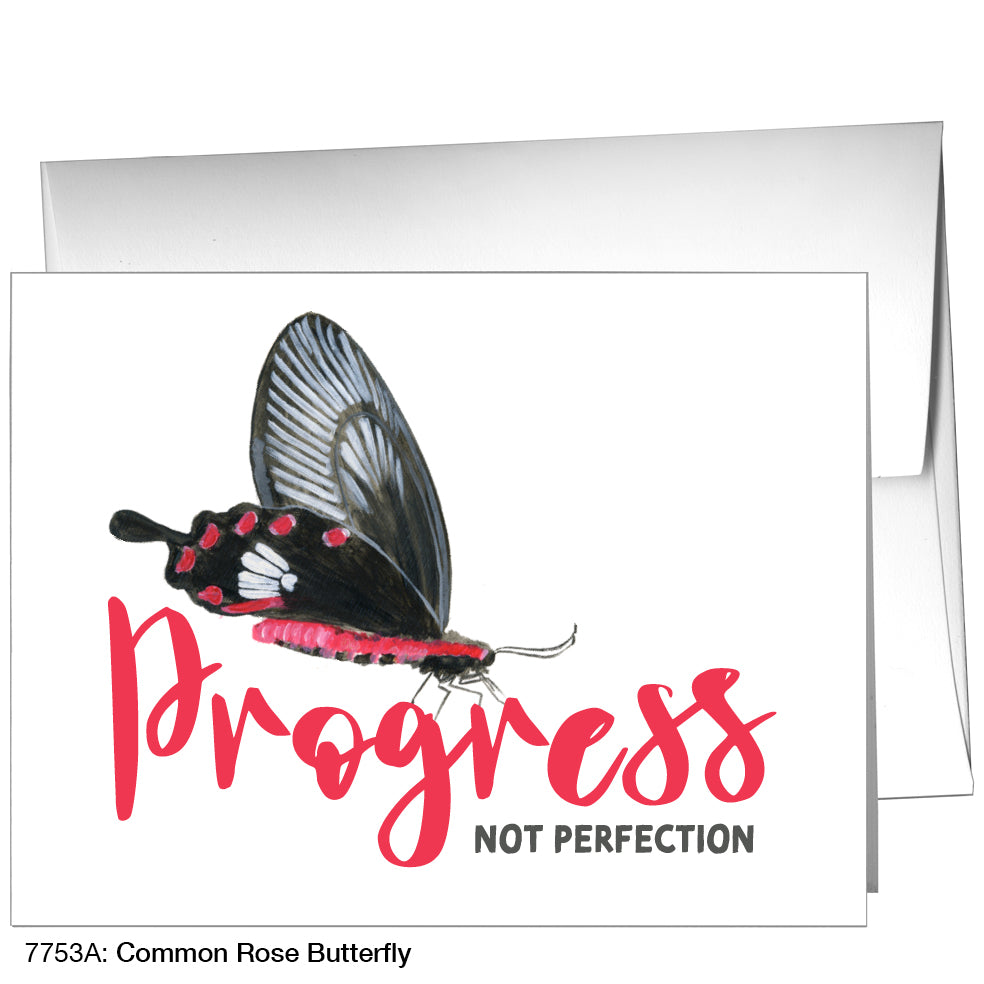 Common Rose Butterfly, Greeting Card (7753A)