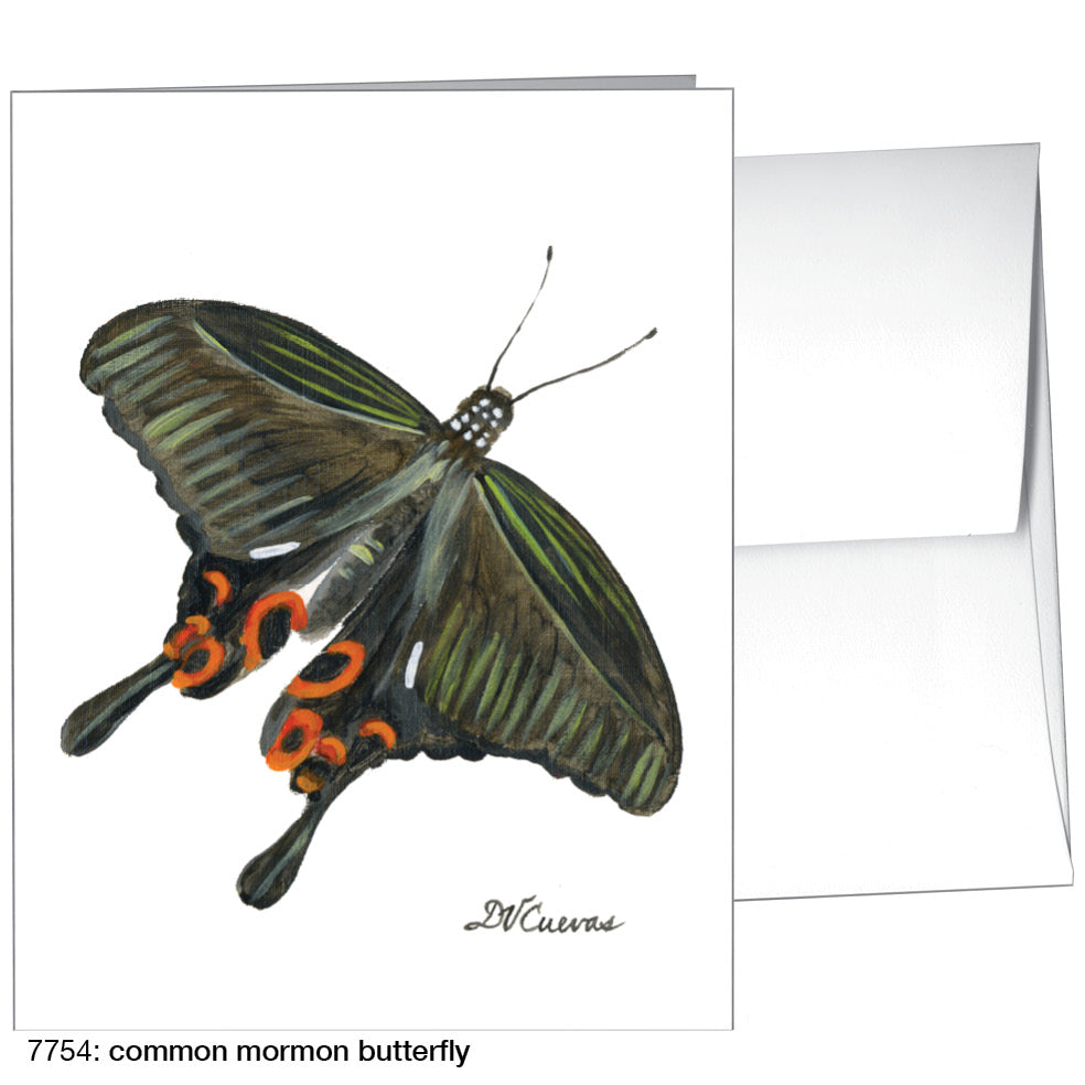 Common Mormon Butterfly, Greeting Card (7754), A2, printedcanvas.com