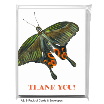Common Mormon Butterfly, Greeting Card (7754A)