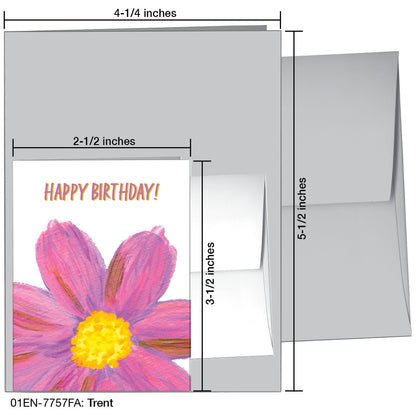 Trent, Greeting Card (#7757FA)