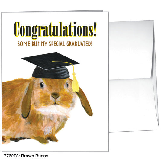 Brown Bunny, Greeting Card (7762TA), A2 Card, printedcanvas.com