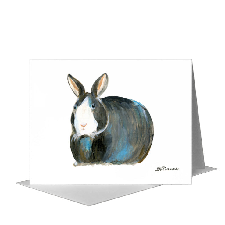 Bunny Ears Up, Greeting Card (#7763A) A2 Card Front, www.printedcanvas.com