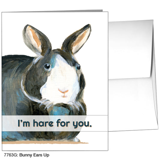 Bunny Ears Up, Greeting Card (7763G)