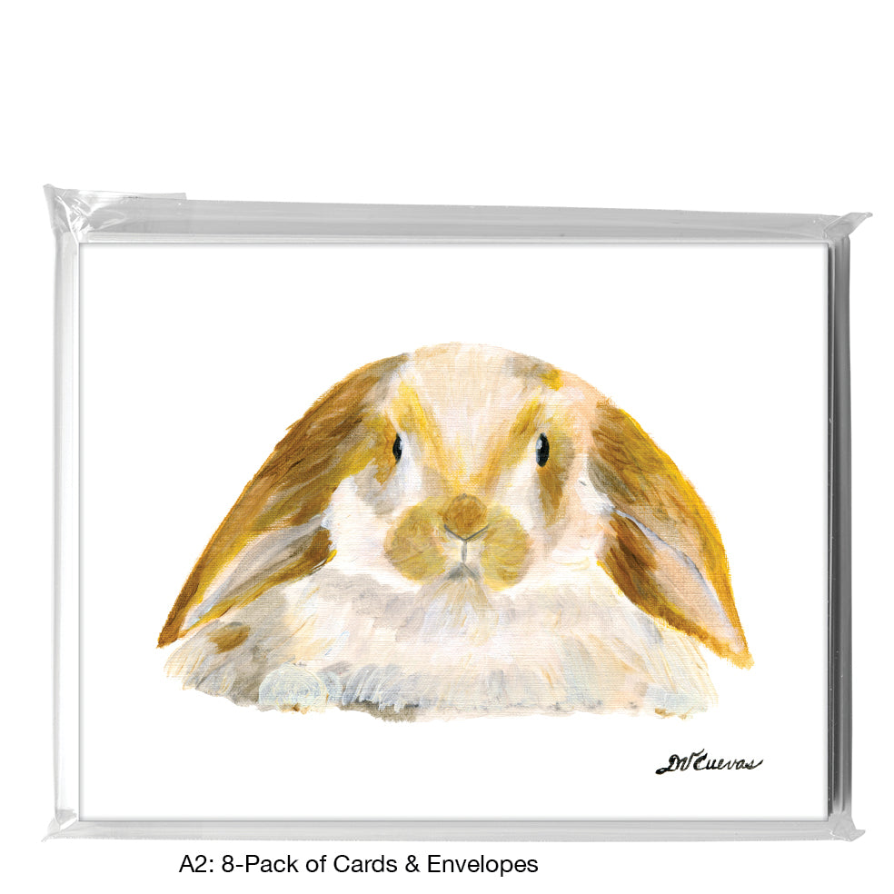 Lop Ears, Greeting Card (7764), A2 8-Pack, printedcanvas.com