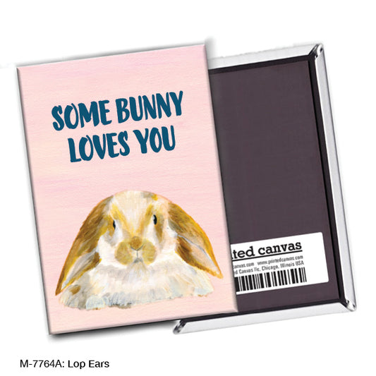 Lop Ears, Magnet (M-7764A), front, printedcanvas.com