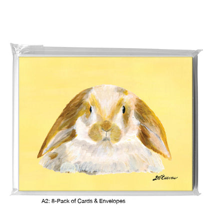 Lop Ears, Greeting Card (#7764C), 8-Pack, www.printedcanvas.com