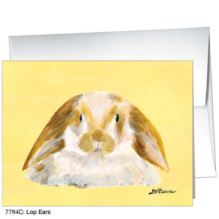 Lop Ears, Greeting Card (#7764C), A2 Card, www.printedcanvas.com