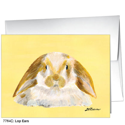 Lop Ears, Greeting Card (#7764C), A2 Card, www.printedcanvas.com