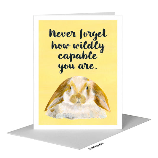 Lop Ears, Greeting Card (#7764E)
