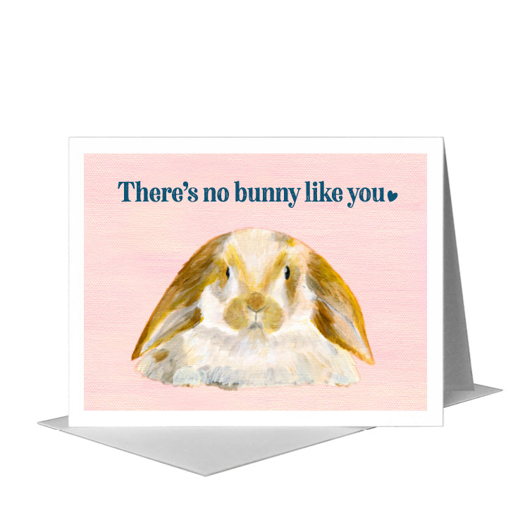 Lop Ears, Greeting Card (#7764H) A2 Card Front, www.printedcanvas.com