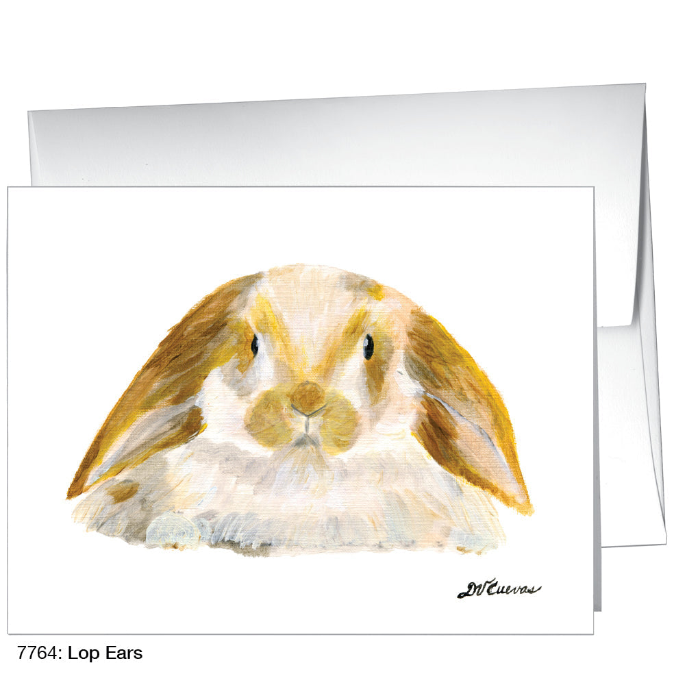Lop Ears, Greeting Card (7764), A2, printedcanvas.com