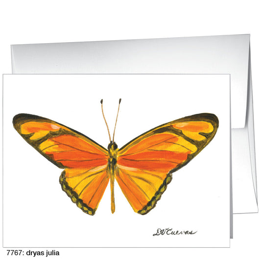 Dryas Julia, Greeting Card (7767B), A2 Card Front, www.printedcanvas.com