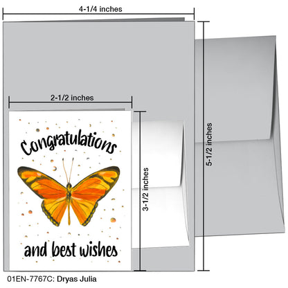 Dryas Julia, Greeting Card (7767C), Enclosure, printedcanvas.com