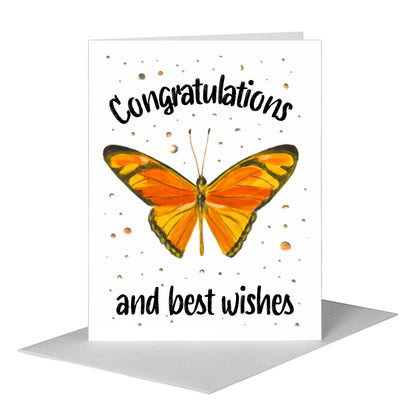 Dryas Julia Butterfly, Greeting Card (#7767C), A2 Card Front, www.printedcanvas.com