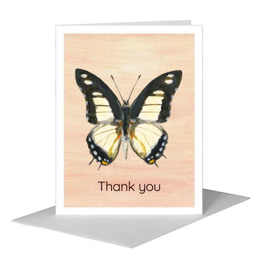 Charaxes Nobilis Butterfly, Greeting Card (#7769A) A2 Card Front, www.printedcanvas.com