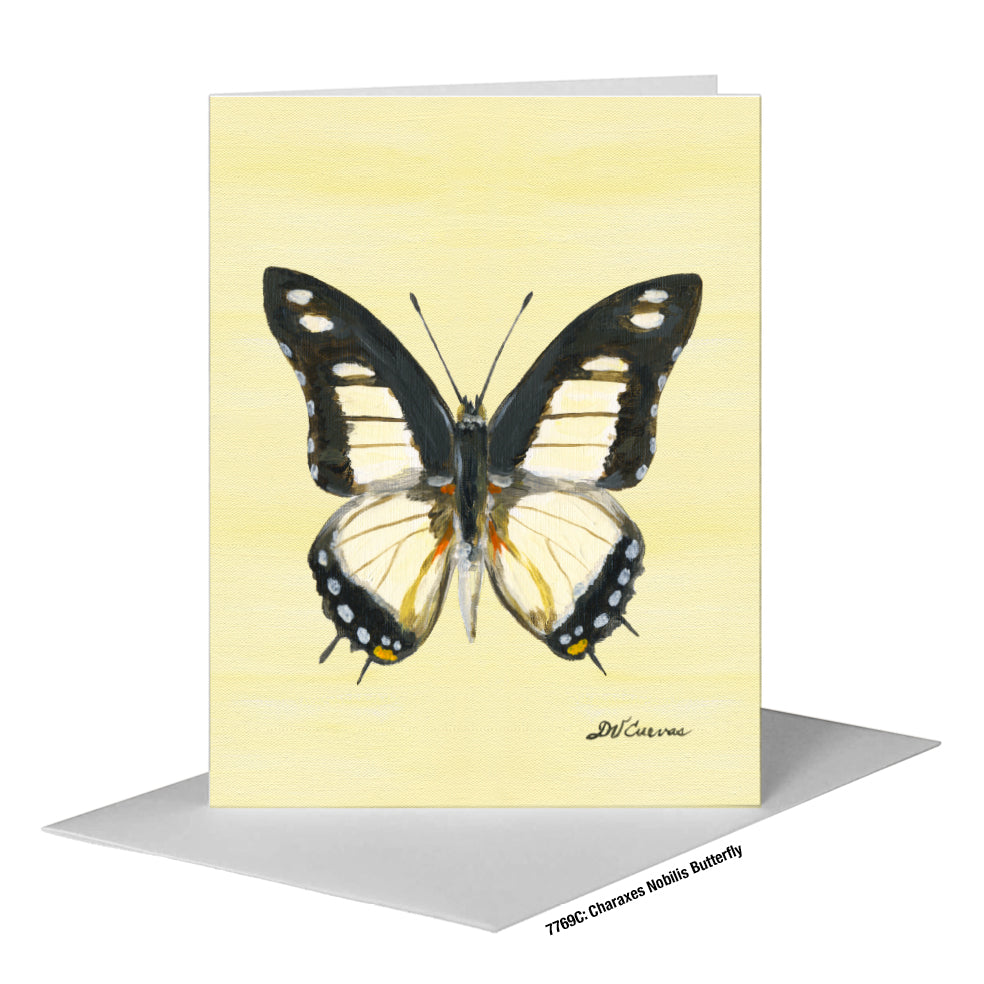 Charaxes Nobilis Butterfly, Greeting Card (#7769C)