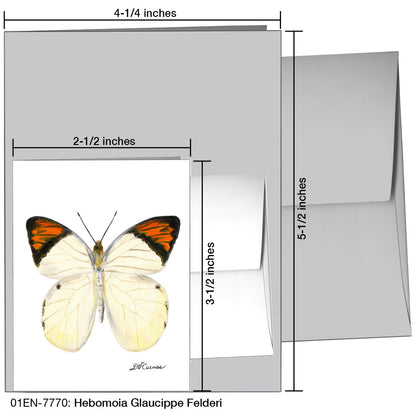 Hebomoia Glaucippe Felderi, Greeting Card (7770), Enclosure, printedcanvas.com