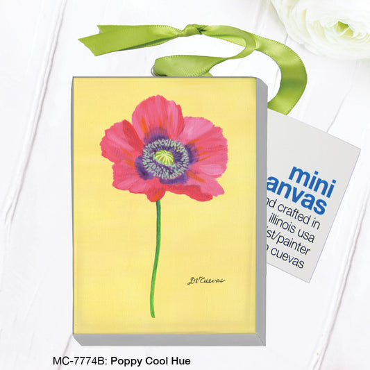 Poppy Cool Hue, Mini Canvas (MC-7774B)
