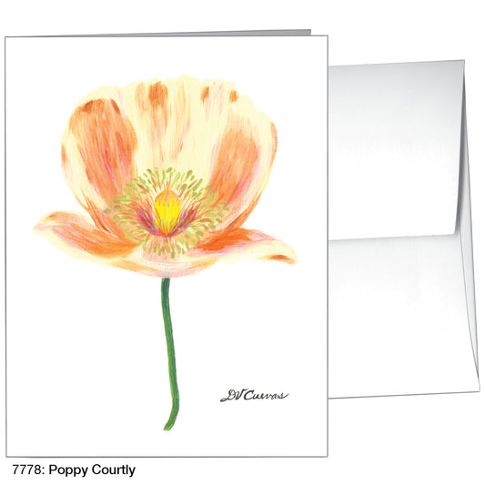 Poppy Courtly, Greeting Card (7778), A2, printedcanvas.com