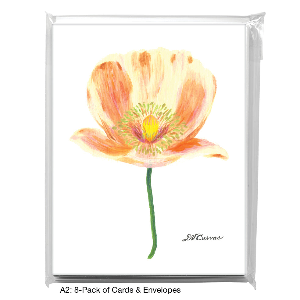 Poppy Courtly, Greeting Card (7778C), A2 8-Pack, printedcanvas.com