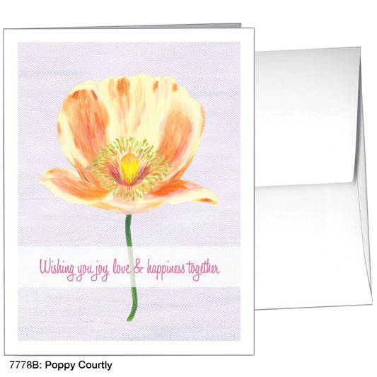 Poppy Courtly, Greeting Card (7778B), A2, printedcanvas.com