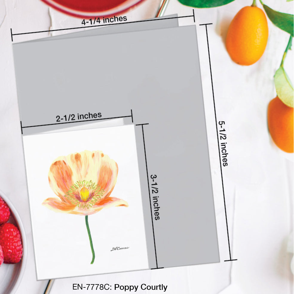 Poppy Courtly, Greeting Card (#7778C)