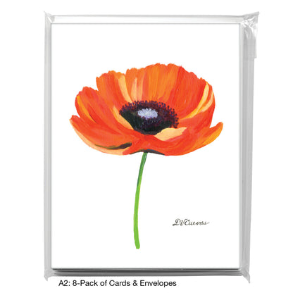 Poppy Essence, Greeting Card (7781), A2 8-Pack, printedcanvas.com