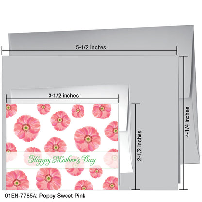 Poppy Sweet Pink, Greeting Card (7785A)
