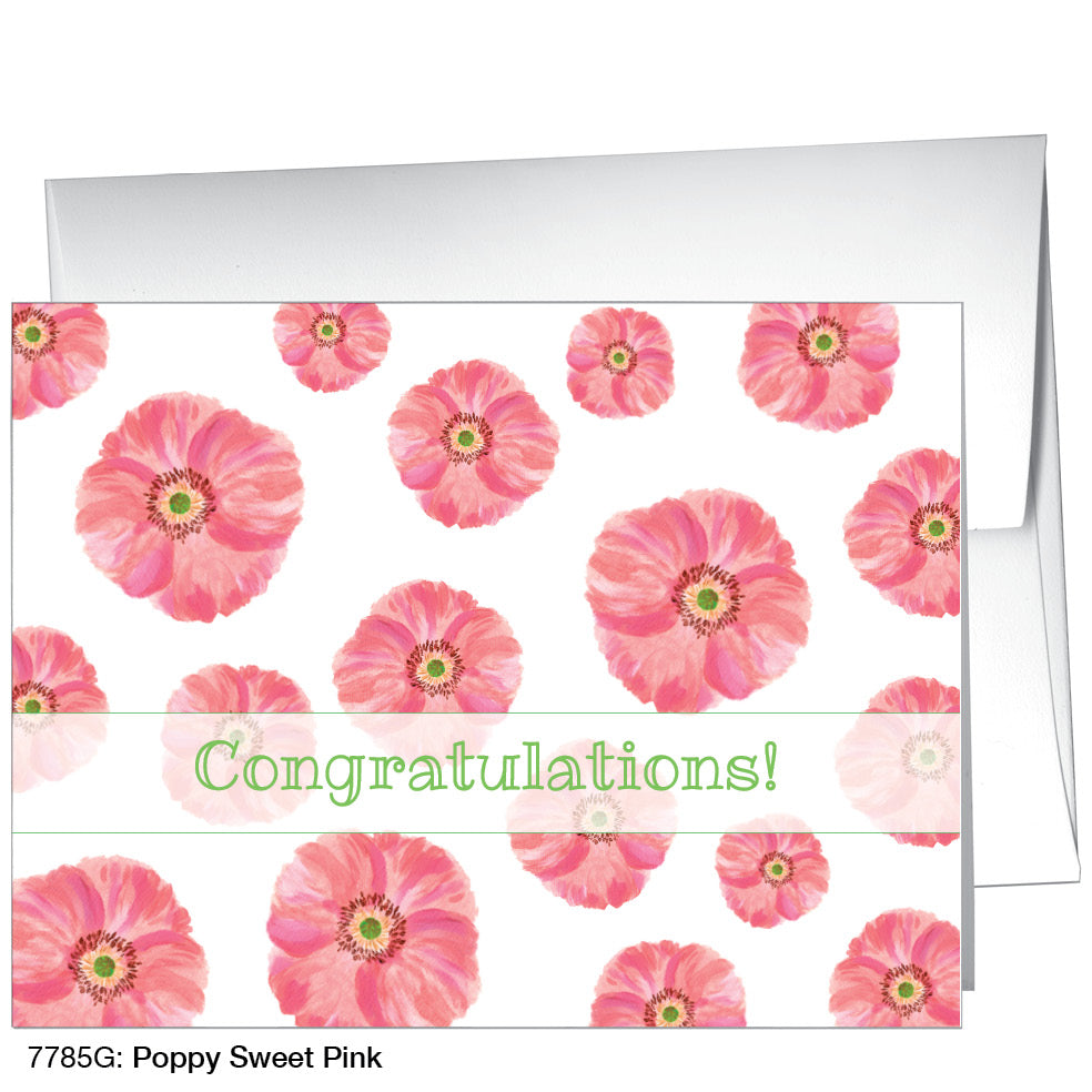 Poppy Sweet Pink, Greeting Card (7785G)