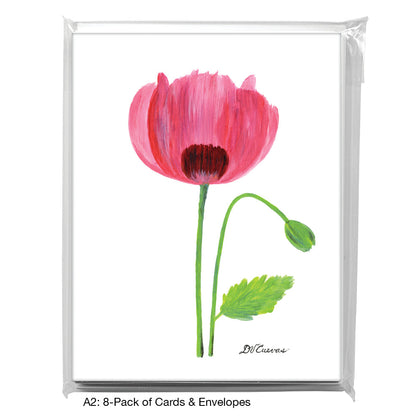 Poppy Marvel, Greeting Card (7790), A2 8-Pack, printedcanvas.com