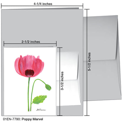 Poppy Marvel, Greeting Card (7790), Enclosure, printedcanvas.com