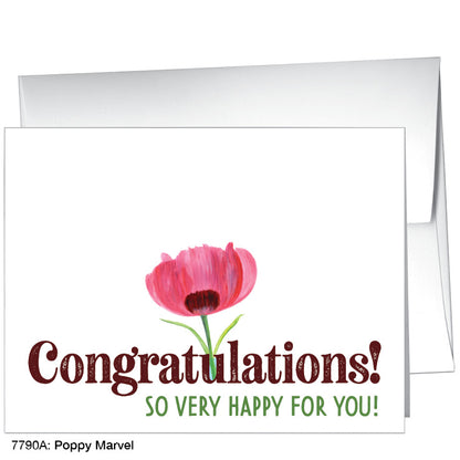 Poppy Marvel, Greeting Card (7790A), A2 Card Front, www.printedcanvas.com