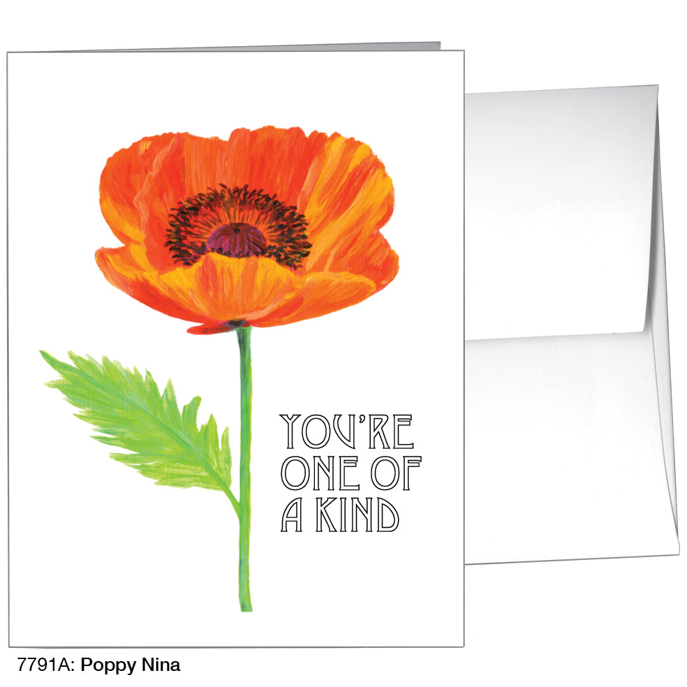 Poppy Nina, Greeting Card (7791A), A2, printedcanvas.com