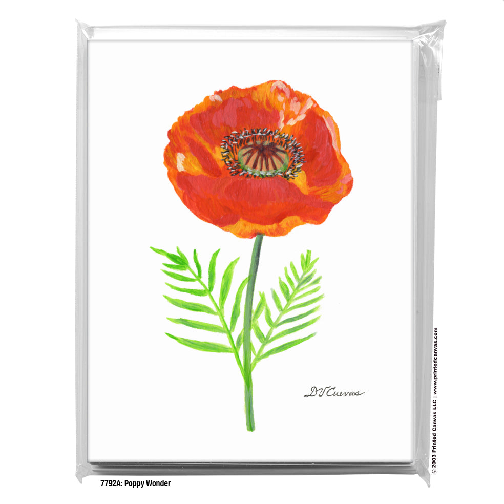 Poppy Wonder, Greeting Card (#7792A)