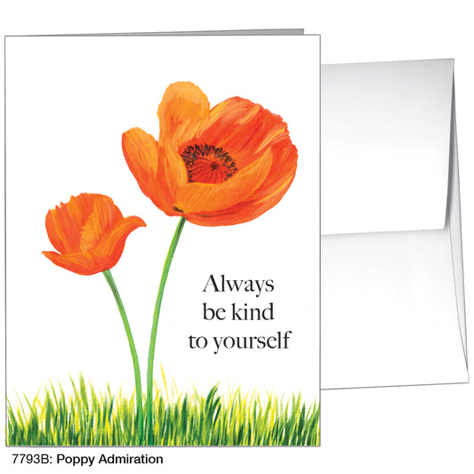 Poppy Admiration, Greeting Card (7793B)
