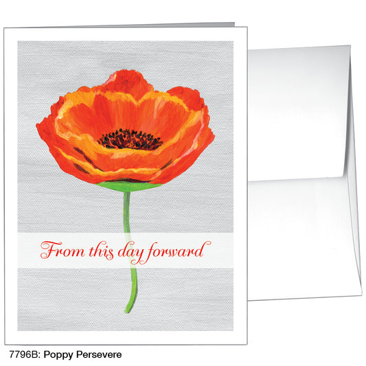 Poppy Persevere, Greeting Card (7796B)