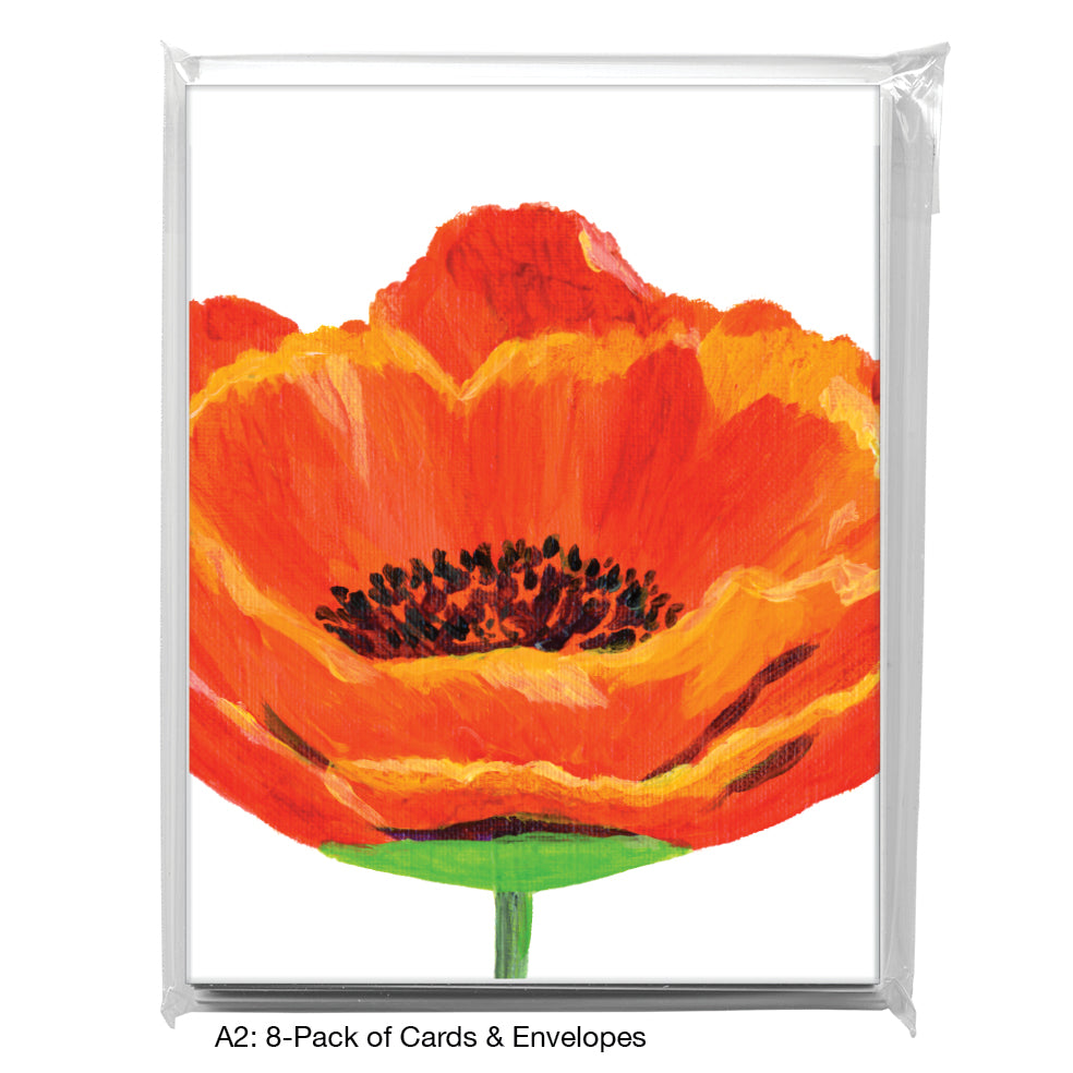Poppy Persevere, Greeting Card (7796G)