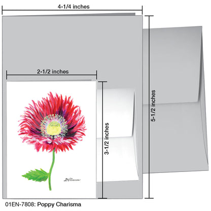 Poppy Charisma, Greeting Card (7808), Enclosure, printedcanvas.com