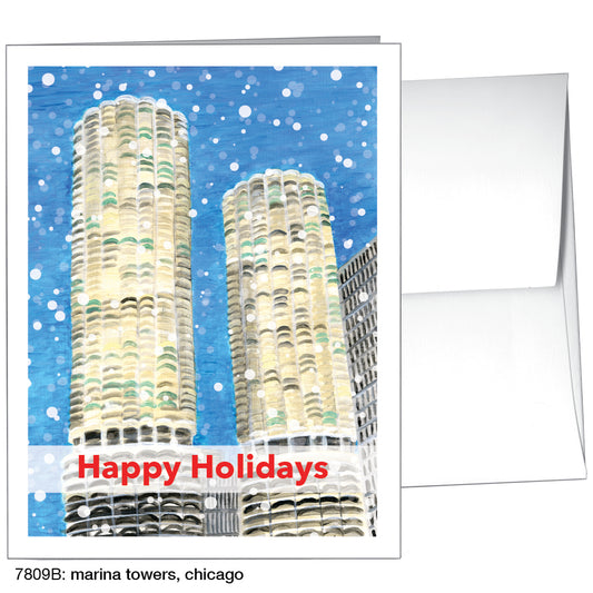 Marina Towers, Chicago, Greeting Card (7809B)