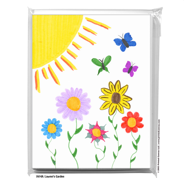 Lauren's Garden, Greeting Card (#7814A)